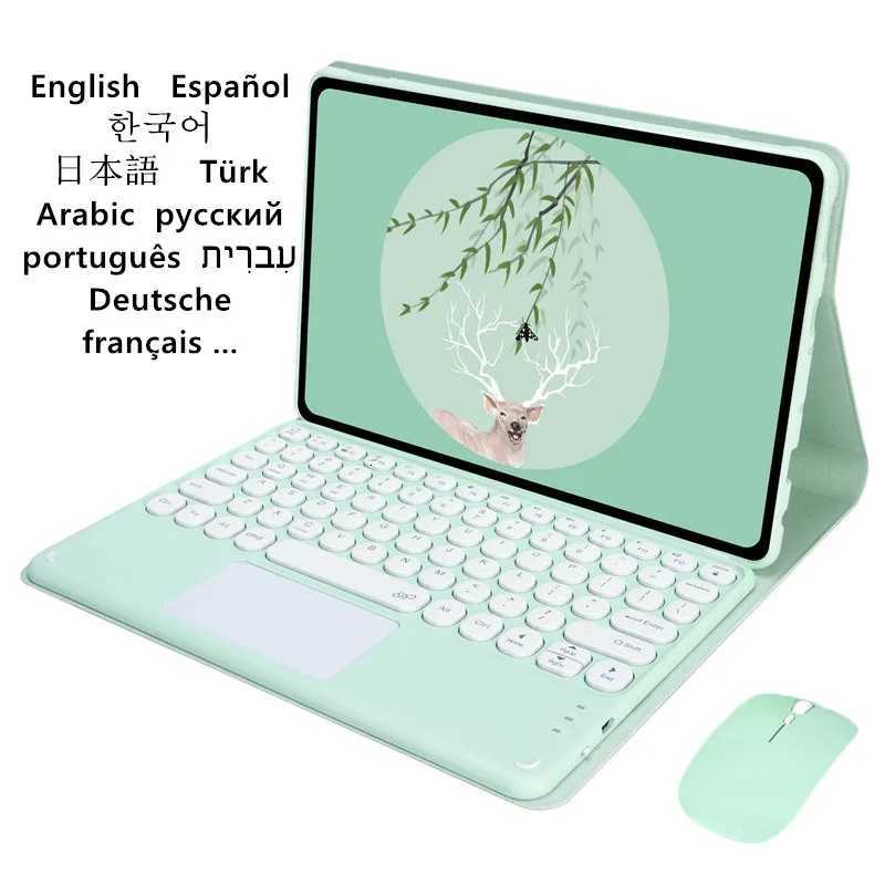 Case for Realme Pad 2021 Keyboard Russian Portuguese French Spanish Teclado for Realme Pad 10 4 104 inch Tablet Cover Coque C251208