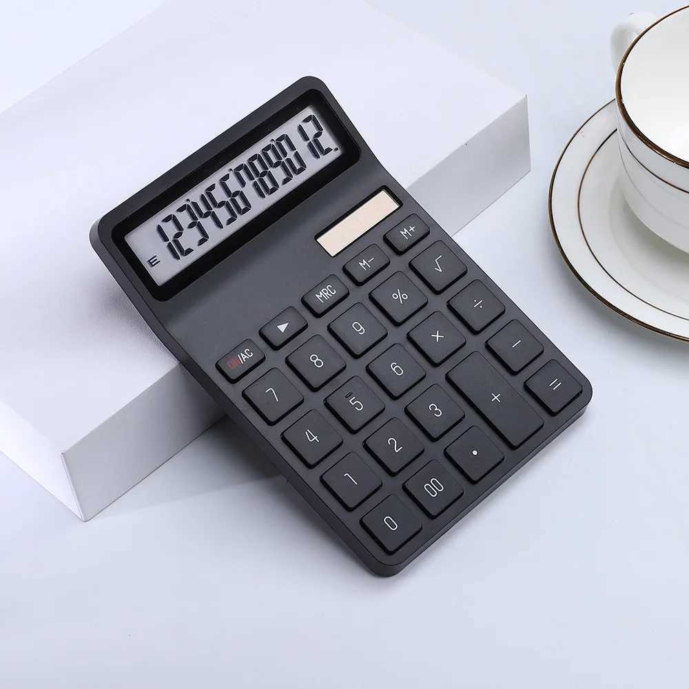 12-Digit Solar Calcator with Dual Power Supply Electronic Financial Accounting Tools for He Off School H251208