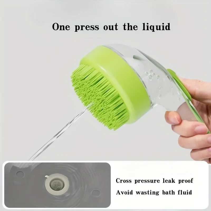 1PC Pet dog bath brush long handle massage brush grooming device for cats and dogs a special tool for washing dogs M251208 - view 6