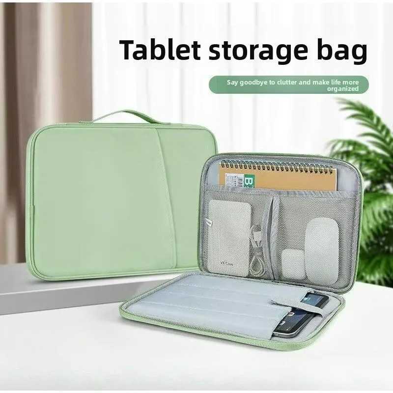 Tablet Handbag Case for 10-13 Inch iPad Case Fits iPad Air 109 inch iPad Pro 11 M2 iPad 10th Samsung Xiaomi Lenovo Multi PocketT251208