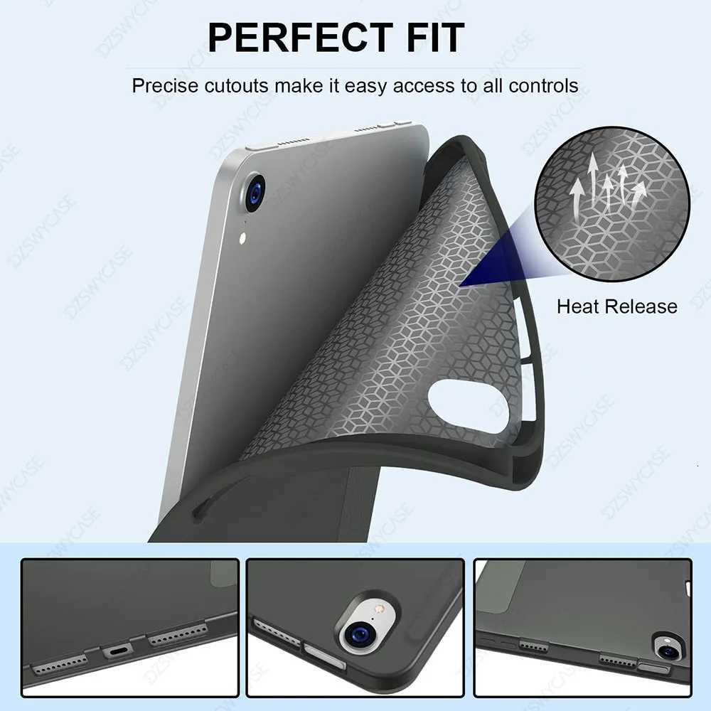 For iPad Mini 7 A17 Pro Case 2024 for iPad Mini 6 Case 2021 with Pencil Holder Cover for iPad Mini 7th/6th Generation 83 inch C251208