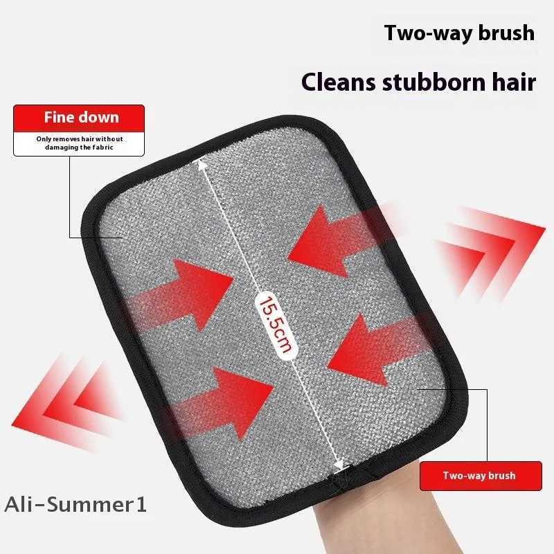 Static Pet Hair Removal Gloves Reusable Electrostatic Cat Dog Hair Remover Grooming Gloves Brush Tool For Couch Carpet Car Seat M251208 - view 6