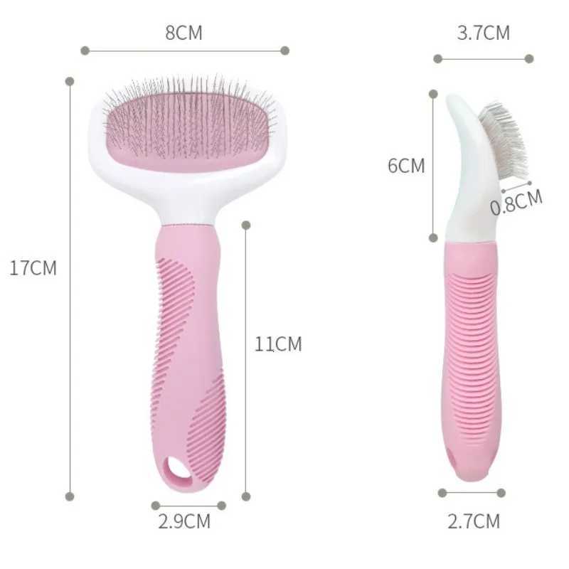 Dog Brush Dog Grooming Massage Dogs Brushes Cat Hair Comb Stainless Steel Combs for Dogs Hair Knot Opening Combs Pet Products M251208 - view 7