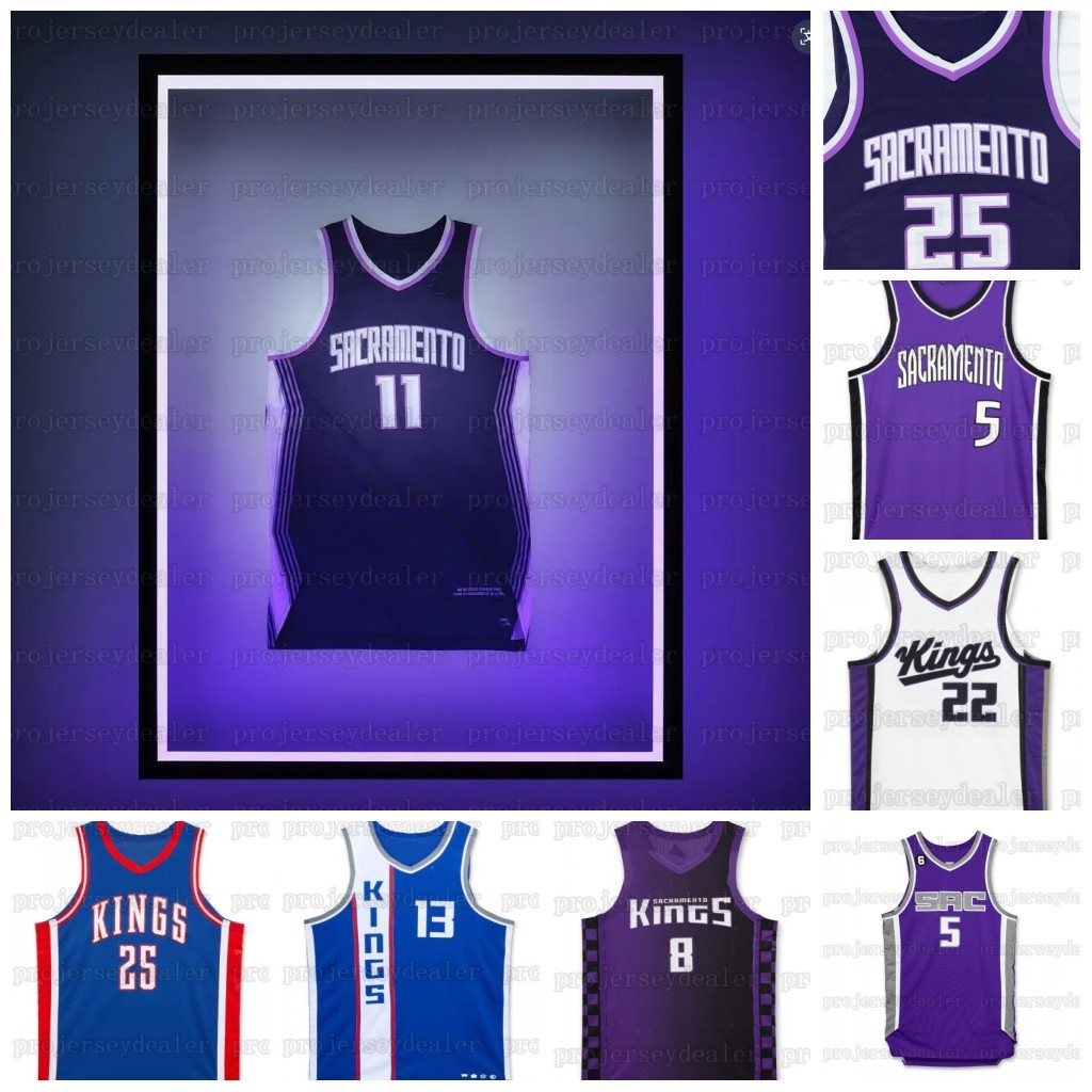 Russell 18 Westbrook King 2025 City Basketball Jersey Keegan Murray Derozan Domantas Sabonis Keon Ellis Malik Monk