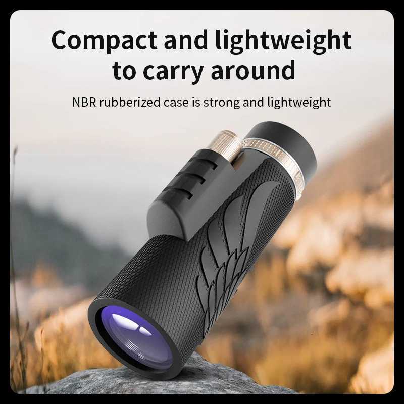 10X42 Telescope Monocar IPX4 Waterproof Bak4 Prism Long Range Powerf For Concerts Cpetitions Hunting Outdoor Camping C251208