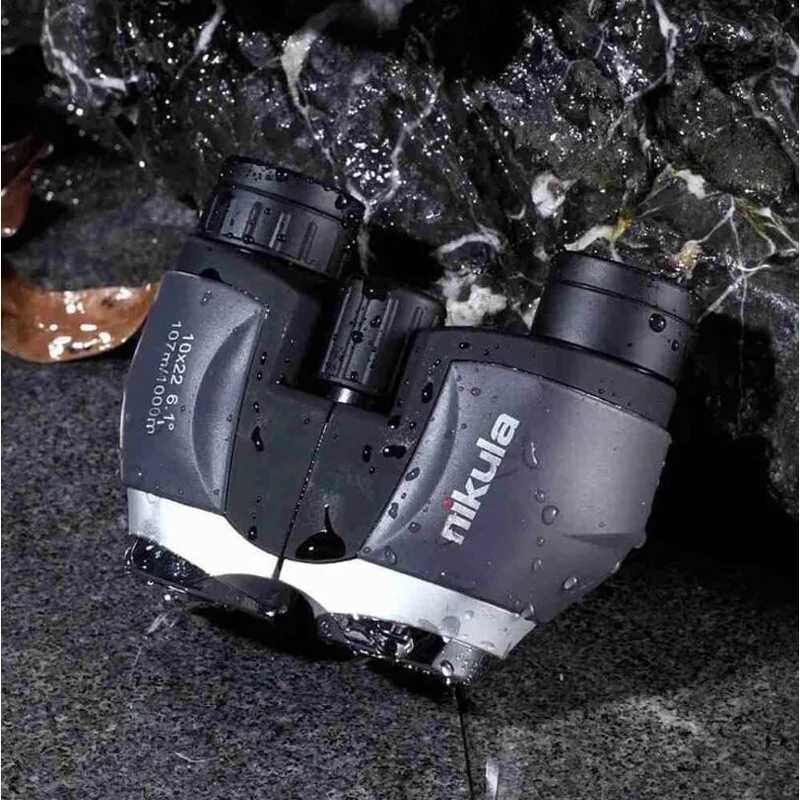 Nika 10X22 HD Wide Vision 100 Optical Bino Cpact High Optical Lens Outdoor Tourism Camping Hunting Telescope Powerf C251208