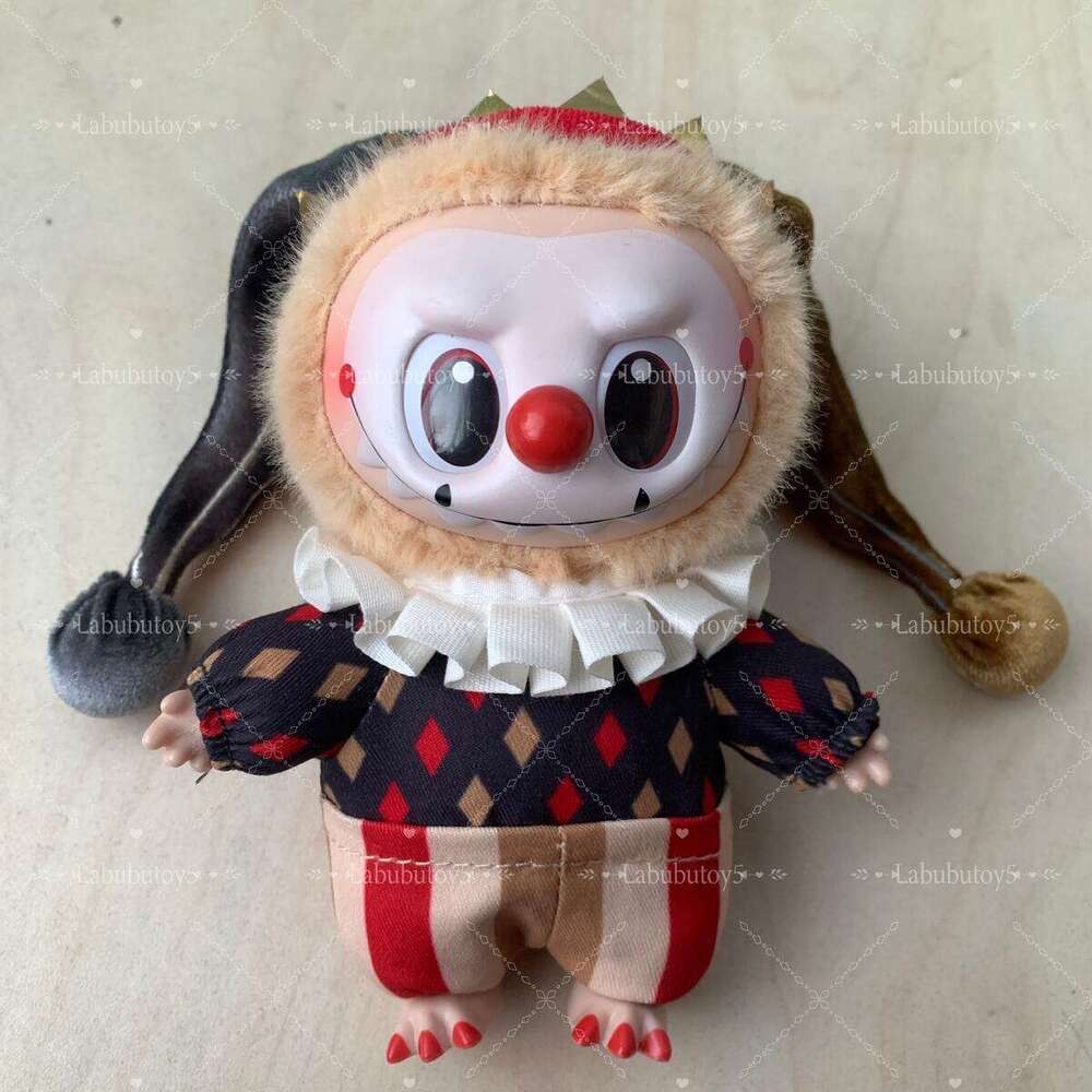 PPTM Labubu Halloween Why So Serious Series Moonlit Mask Collectable Blind Box Vinyl Face Plush Pendant