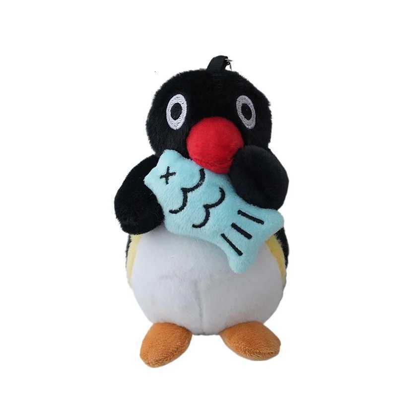 Lovely Penguin Plush Keychain Creative Backpack Pendant Kawaii Cartoon Hugging Fish Penguin Doll Cute Things Girls Women GiftXJ251208 - view 3