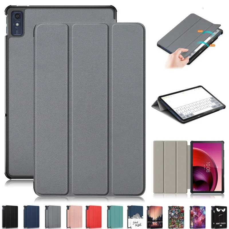 Painting Luxury Business Leather Tablet Case for Tab K10 Pro 5G M10 5G Case Tb360zu Skin Feel Shockproof Protect Cover C251208