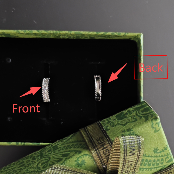 TaiYang S925 Moissanite Studs Earing For Women and Men 0.14ct D VVS1 Hoop Earrings , Luxurious 925 Sterling Silver Wedding Engagement Diamond Earring 