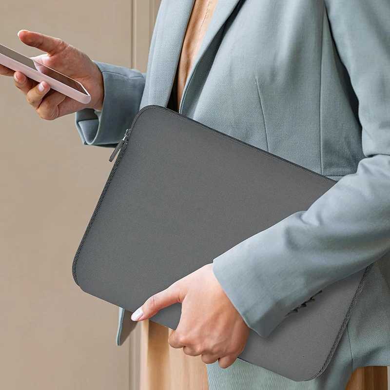 Portable Laptop Sleeve Bag Soft Cover 11 12 13 14 15 156 inch for Macbook Huawei Xiaomi Hp Dell Lenovo Notebook AccessoriesT251208