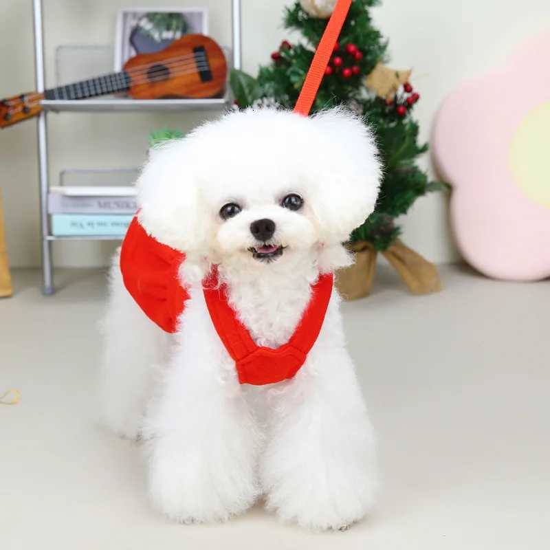 Warm Fleece Dog Princess Dress Autumn Winter Pet Skirt Traction Ring Small Dogs Cats Puppy Yorkies Maltese M251208