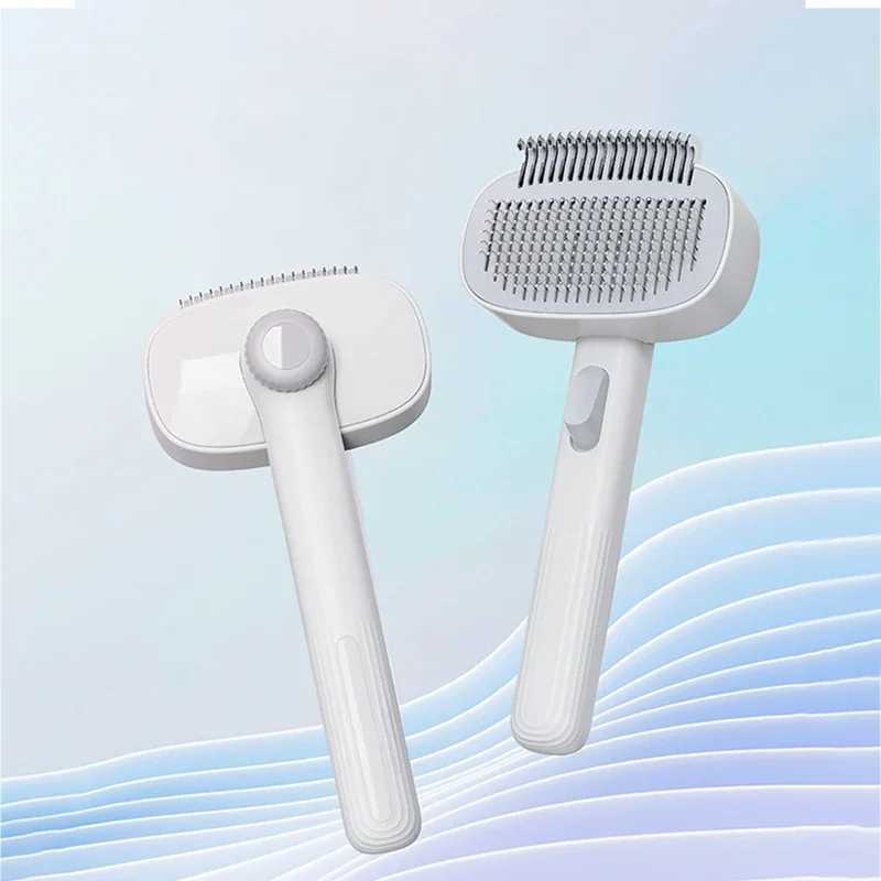 Magic Pet Grooming Brush - Effortless Knot Remover Hair Collector Painless Detangling for Cats Dogs with Thick Fur M251208 - view 7