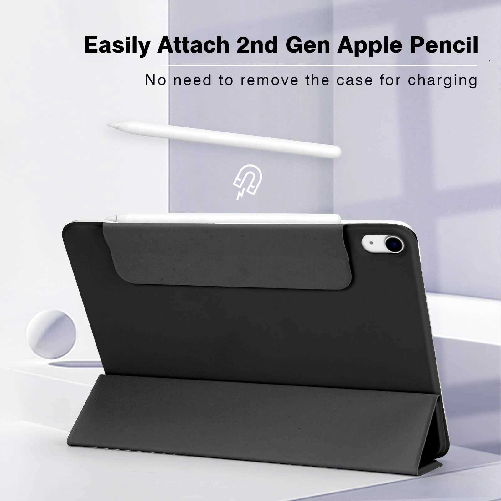 For iPad Pro 13 Case M4 2025 Air 11 M3 M2 Powerf Magnetic Attachment Slim Trifold Stand Case for iPad Air 5 6th 10th Pro 129 C251208