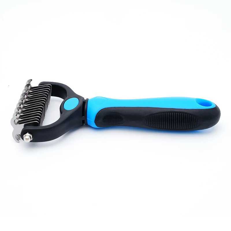 Pet Knot Remover Comb for Dogs Cats - Dematting Tool with Stainless Steel Blades - Detangling Brush for Matted Hair - Professi M251208 - view 5