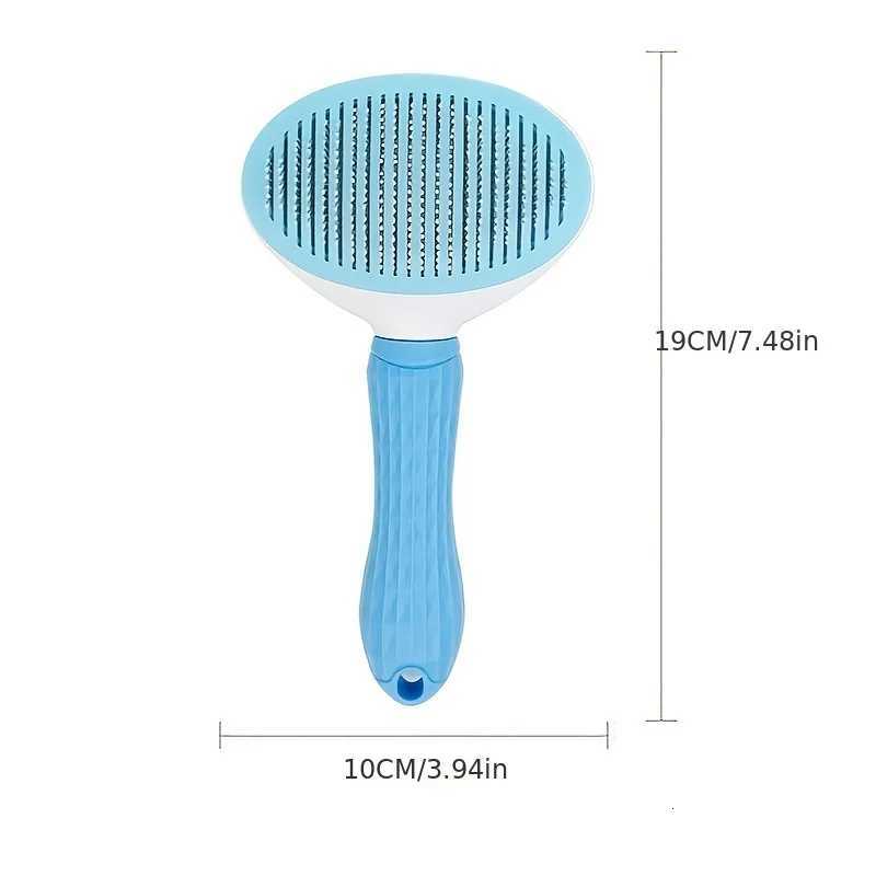 Easy One-Click Pet Hair Removal Brush - Gentle Grooming for Dogs Cats Pet Grooming M251208 - view 7