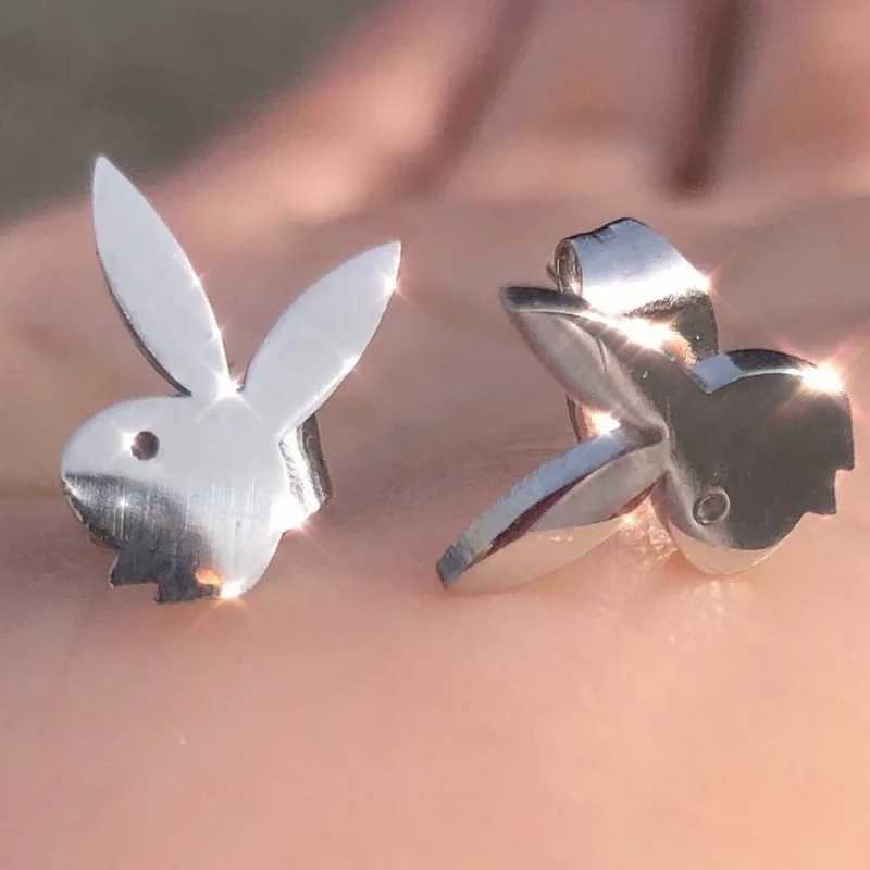Cartilage Piercing Stud Earring for Women Cute Bunny Earrings Piercing Womens Ear Studs Jewelry J251208
