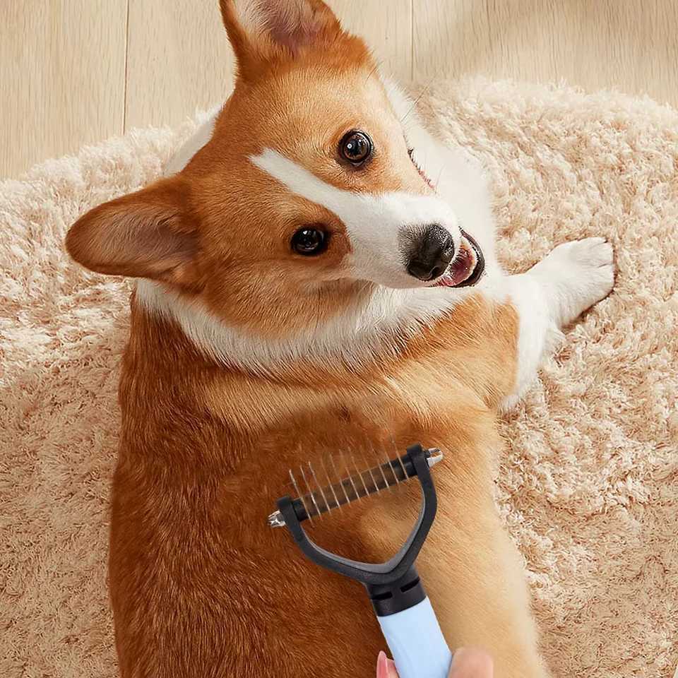 1PC Pet Comb Double-sided Knot Comb Cleaning Beauty Cat Comb Dog Pet Comb Pet Supplies Dog Comb M251208 - view 3
