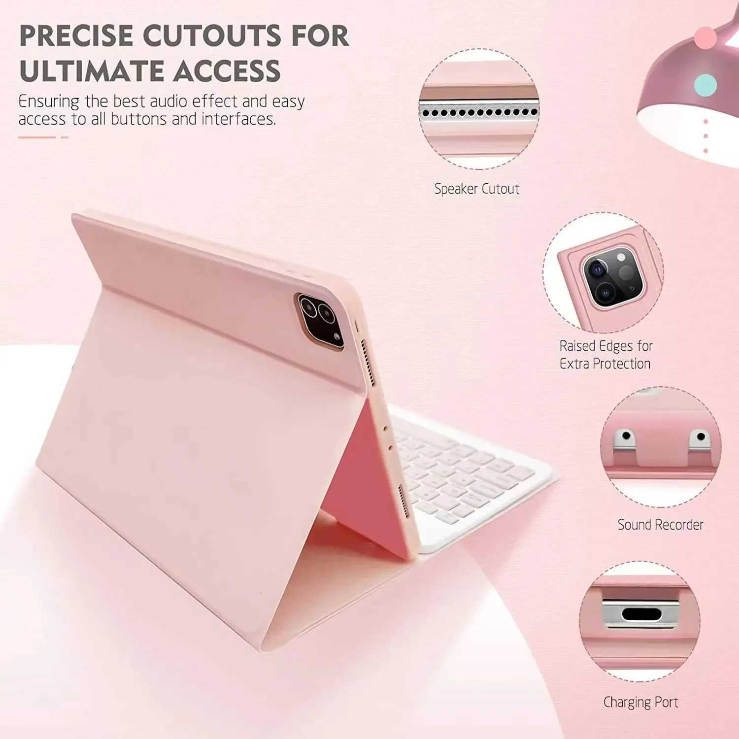 For Redmi Pad SE 11 Inch With Keyboard Case Detachable Colorf Leather Tablet Case For Redmi Pad SE 11 2023 C251208