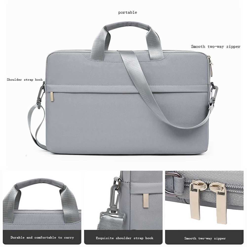 Laptop Bag Shoulder Handbag For MacBook Air Pro 16 Case For Xiaomi Dell HP 11 13 14 15 156 inch Business Briefcase Laptop CoverT251208