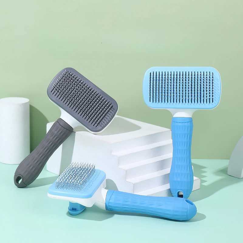 Dog Hair Remover Brush Cat Dog Grooming and Care Comb for Long Haired Pets Cleaning Bath Brush Pet Supplies M251208 - view 3