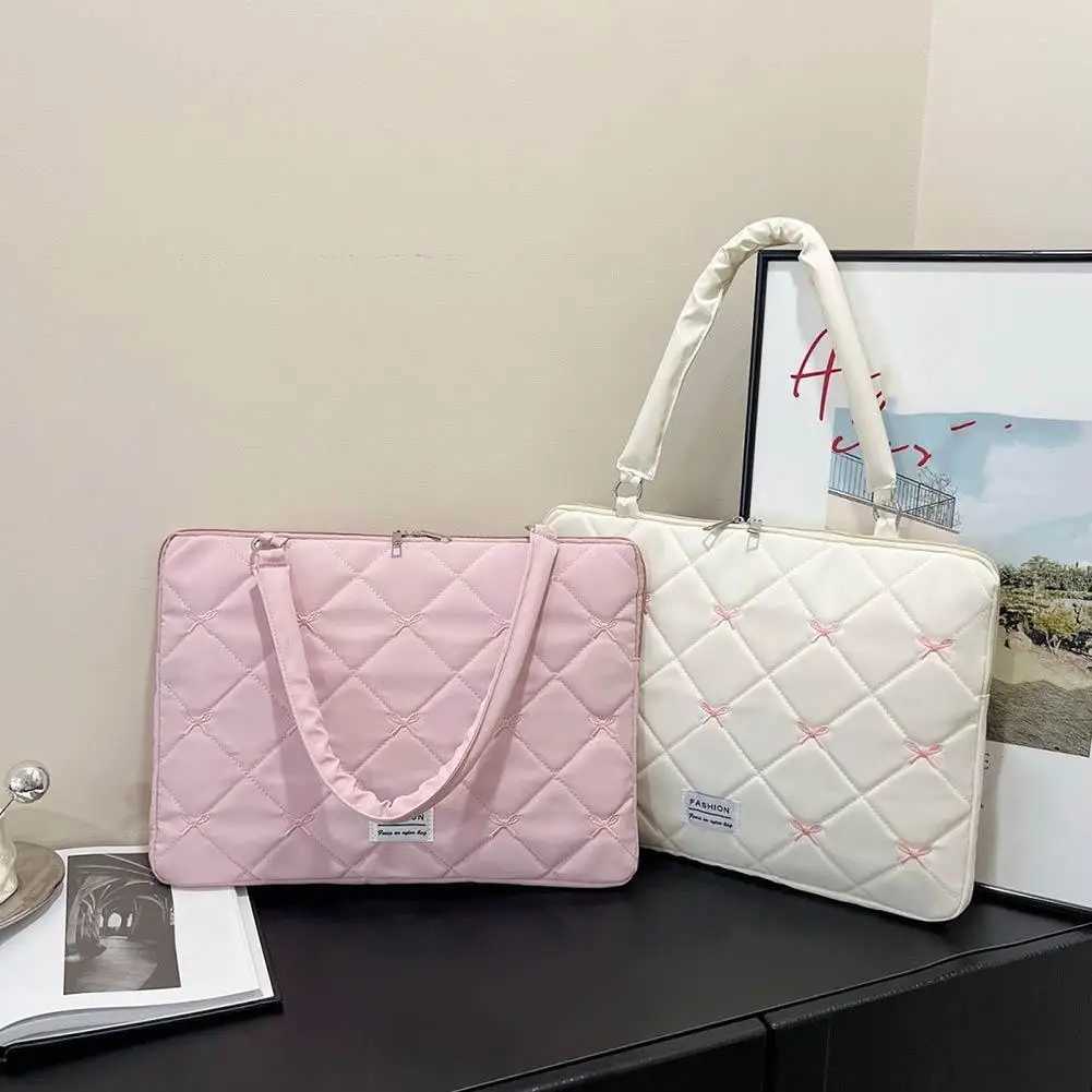 Anti Shock Laptop Bag with Thickened Buffer Layer Adjustable Wide Strap Multi Compartment Storage for Students Office WorkersT251208