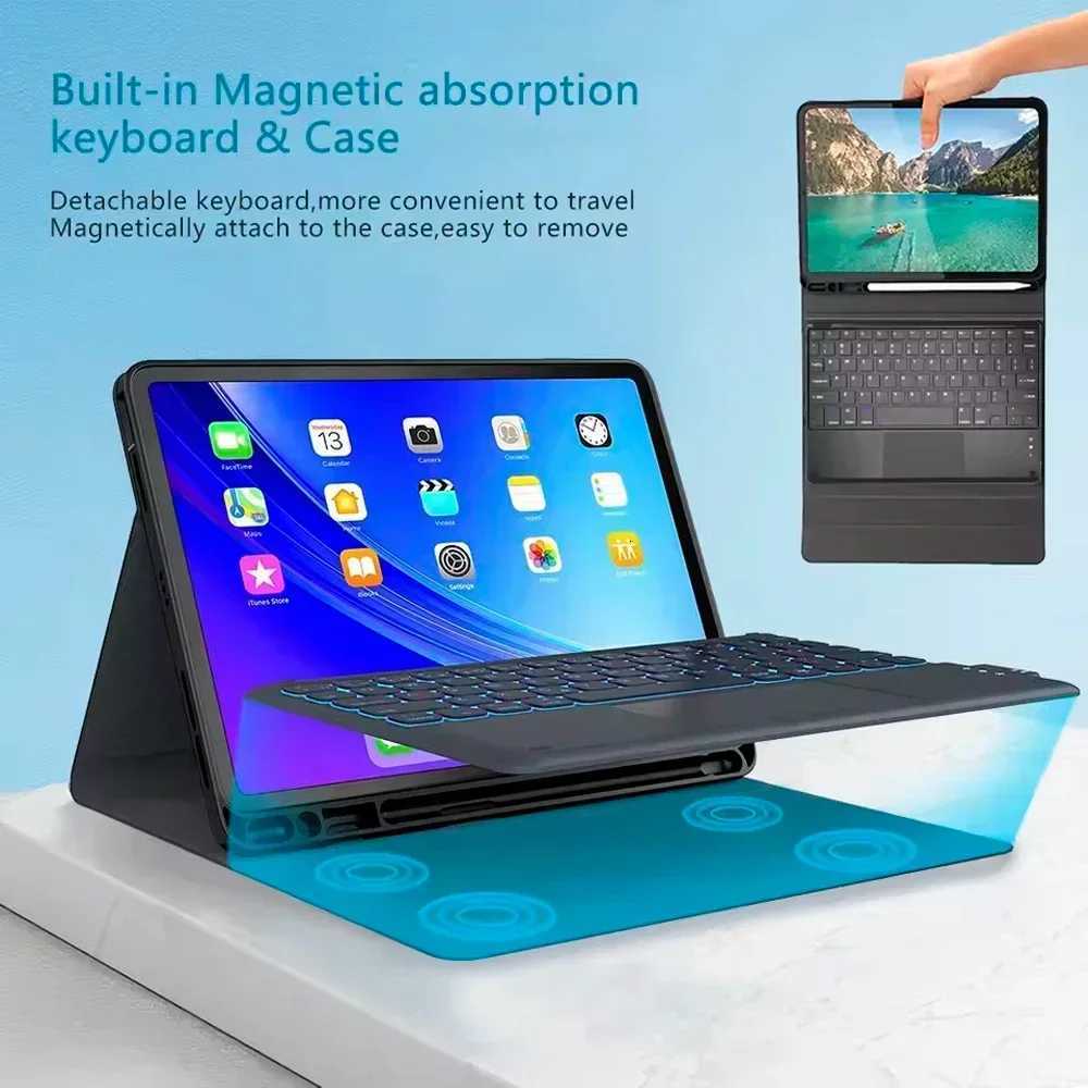 For Ipad Keyboard Case for iPad Pro 11 Inch iPad 9th 10th Generation 109 Air 5 4 102 Mini 6 Mini 7 Covers Funda C251208