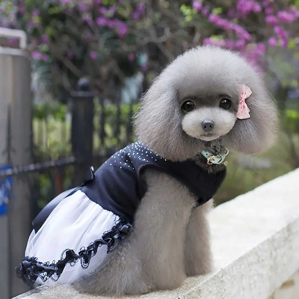 Dog Skirts Pet Wedding Dresses Pet Dresses Poodle Bichon Frise Princess Dress Summer Dog Dresses M251208
