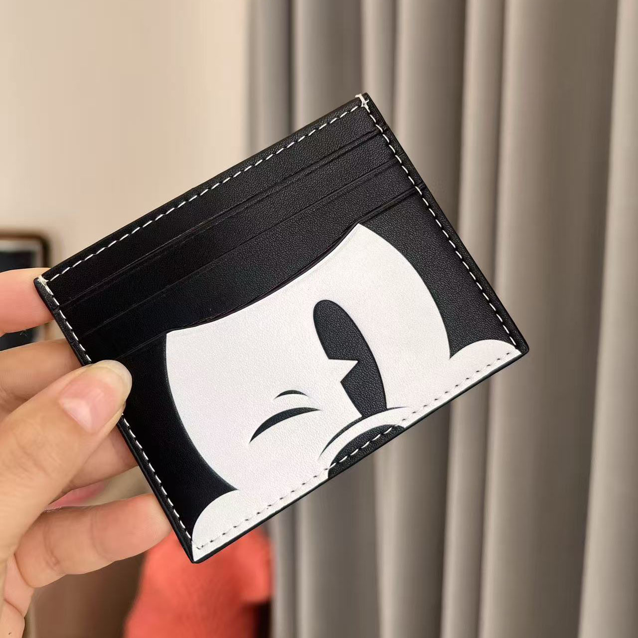 micky new card case card holder multi-hole bit style couple models men women universal card holder credit cards wallet bag travel