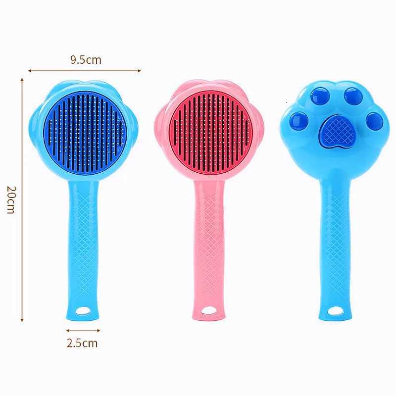 Dog Brush Self Cleaning Cat Brush Automatic Dogs Comb One Button Dog Grooming Massage Cat Brushes Pet Products M251208 - view 7