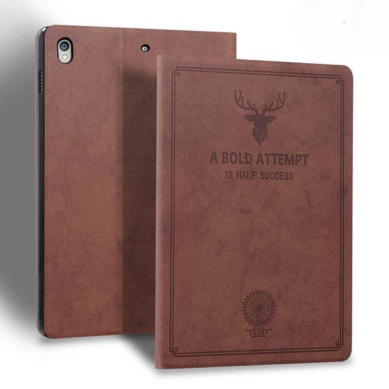 Premium Deer Case for IPad Air Pro 129 11 10 9 8 7 6 5 4 3 2 Th Air Mini 6 5 4 3 2 1 Folding Stand Leather Tablet Cover C251208