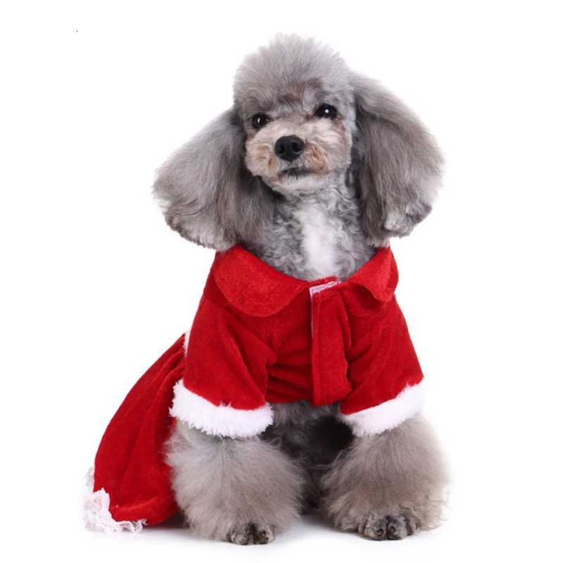 Halloween XMAS Cosplay Pet Cat Dress Up Clothes For Dog Costume Outfit PET Cat Costume Christmas Party Dog Coat Cloth Waem Suit M251208