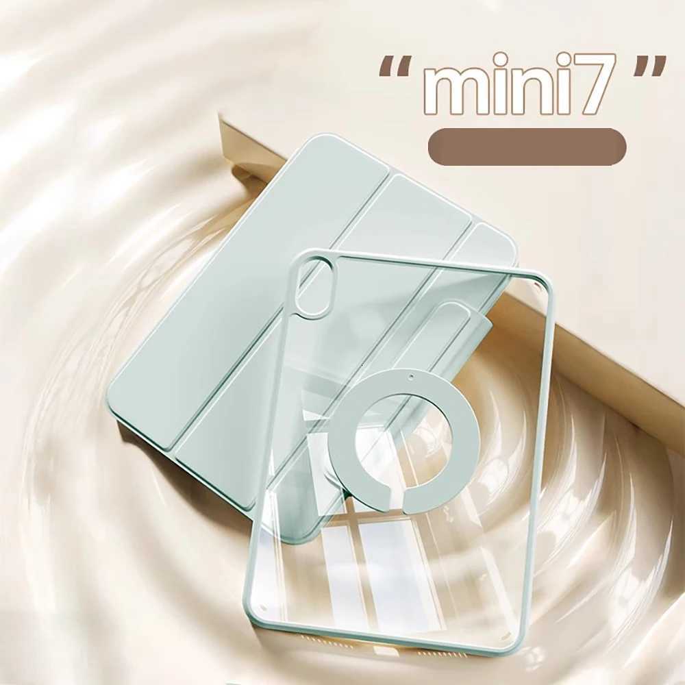 Magnetic Case For iPad Mini A17 Pro Case for iPad Mini 7 83 inch 2024 Tablet Case Smart Folding Folio Cover C251208
