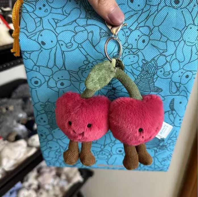 2025 New Jelly Fun Cherry Keychain Pendant Accessories Doll Pendant for Girls and Womens Festival GiftsXJ251208 - view 3