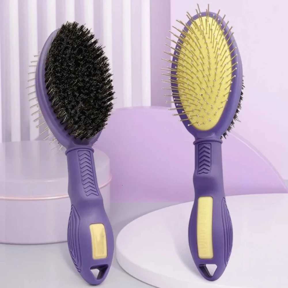 Dog Comb Double Sided Dog Brush Massage Dogs Brush Pet Grooming Comfortable Handle Dogs Hair Brush Pet Supplies M251208 - view 4