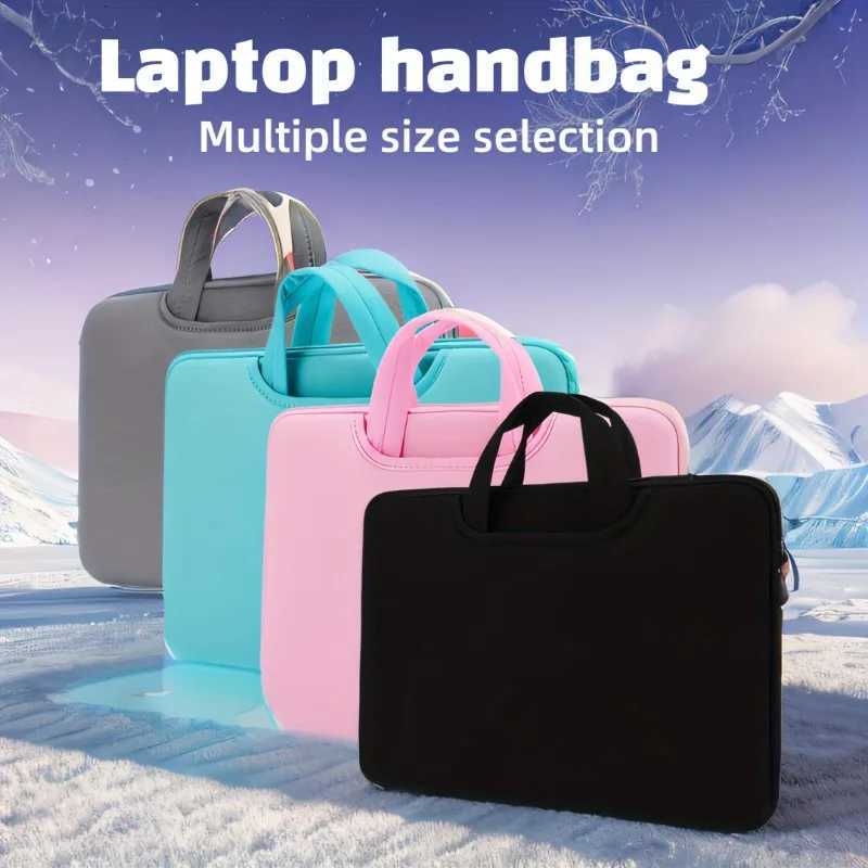 13/14/15/156Inch Laptop Handbag Computer Bag Front Pocket Can Hold Power Mouse Large Space Computer HandbagT251208