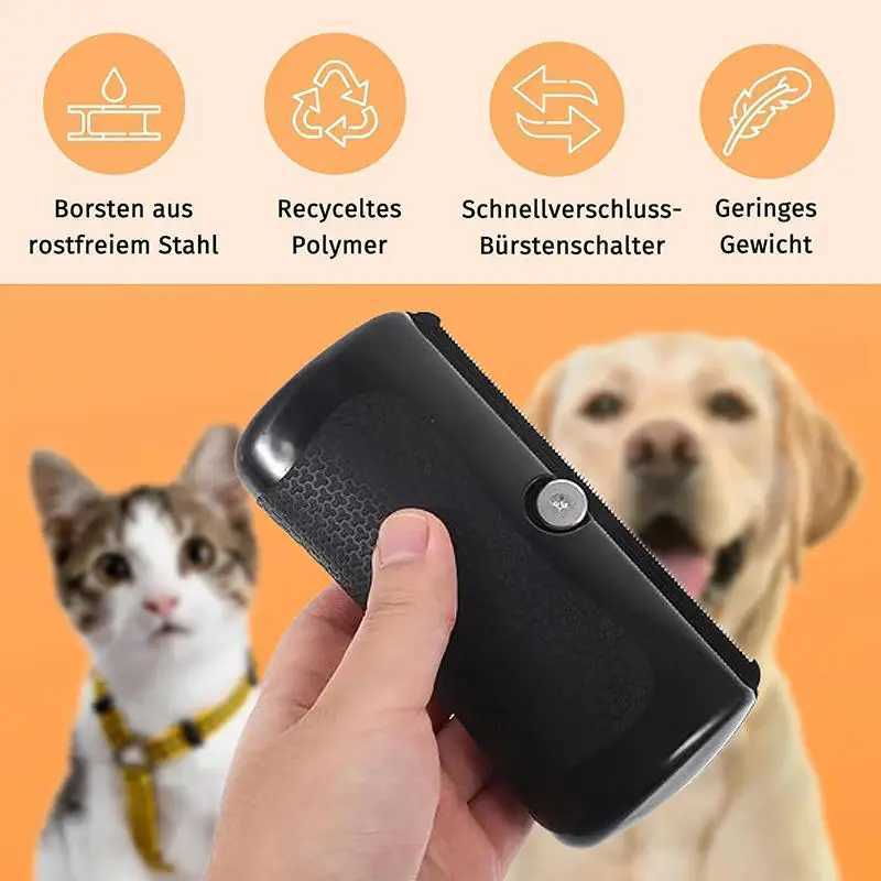 Professional Pet Deshedding Brush Multifunctional Pet Groom Brush Ergonomic Pet Groom Brush Dog Hair Remover Deshedding Tool M251208 - view 4