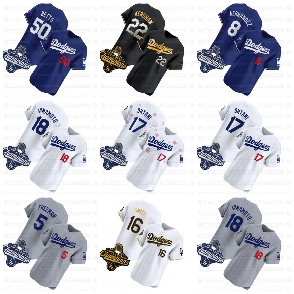 17 Shohei Ohtani Edwin Diaz Dodgers 2025 World Series Champions Jersey Yoshinobu Yamamoto Enrique Hernandez Freddie Freeman Mookie Betts Roki Sasaki Men
