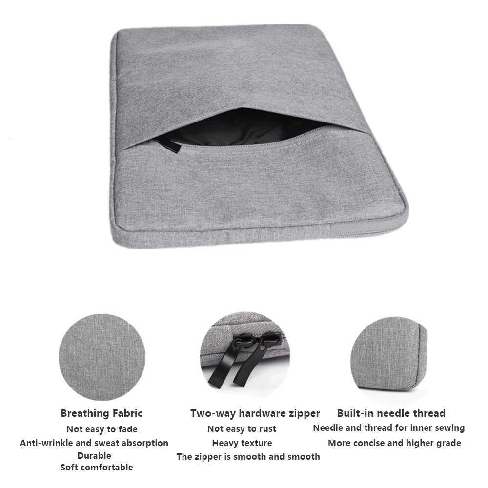 Laptop Bag Sleeve For 11 12 133 14 156 173 Inch Computer Case For MacBook Air 13 Case Xiaomi Lenovo Dell Asus Waterproof BagT251208