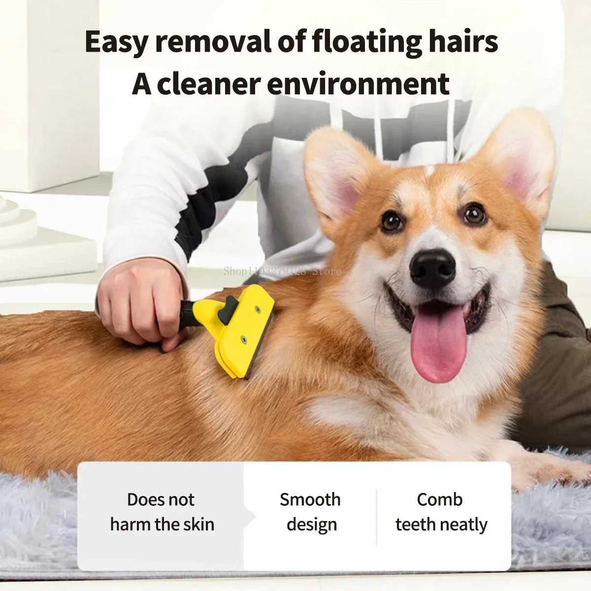 Furmines for Puppy Dog Hairs Brush Cat Grooming Comb Fur Removal Clipper Tools Animal Pets Supplies M251208 - view 3