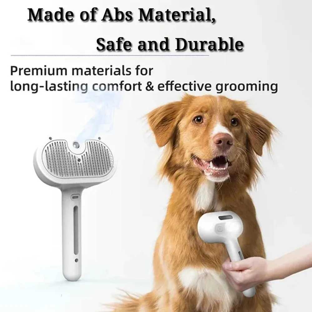 Pet Clean Steam Spray Dog Grooming Brush Unique Steam Brush For Dogs Luxury Grooming Brush Dog Steam Brush C M251208 - view 3