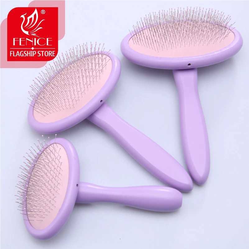 Fenice Pet Hair Brush Massage Handle Comb for Dog Cat Grooming Pet Hair Cleaning Tool M251208 - view 6