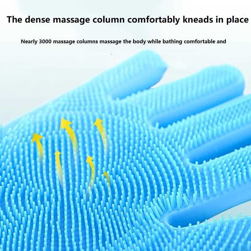 Pet Hair Removal Glove Grooming Cleaning Gloves Dog Cat Bathing Shampoo Glove Scrubber Cleanner Silicon Hair Removal Glove MMR04 M251208 - view 7