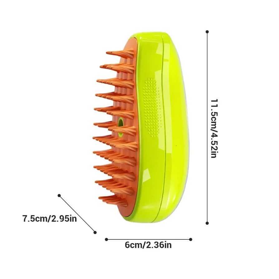 Cat Dog Steamy Brush Steam Brush Electric Sprayer for Massage Pet Grooming tool Shedding 3 in 1 Electric Sprays Massage Combs M251208 - view 7