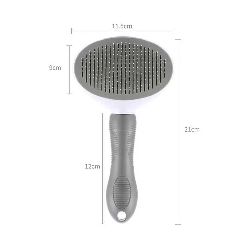 Dog Brush Cat Comb Animal Grooming Tools Dogs Accessories Cat Supplies Stainless Steel Beauty Massage Comb M251208 - view 7
