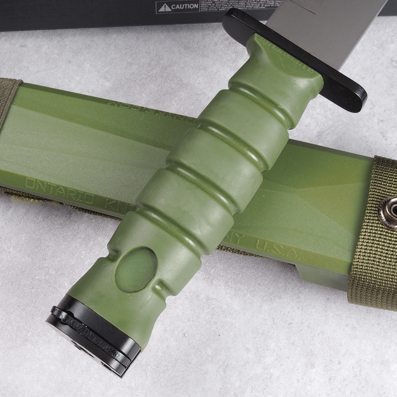 Stainless steel blade straight knife | High-hardness solid wood handle | Hunting, camping and survival knife | With knife sheath - view 3