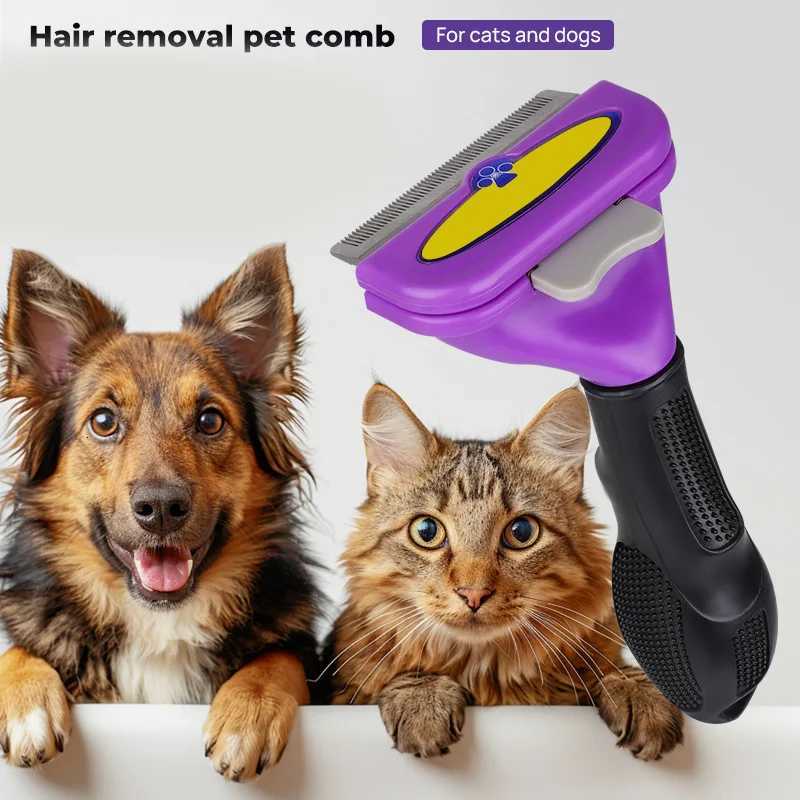 Dog Cat Hair Cleaning Combs Brush Pet Supplies Cat Dog Hair Remover Brush Pet Grooming Brush Pet Hair Removal Comb Grooming Tool M251208 - view 3