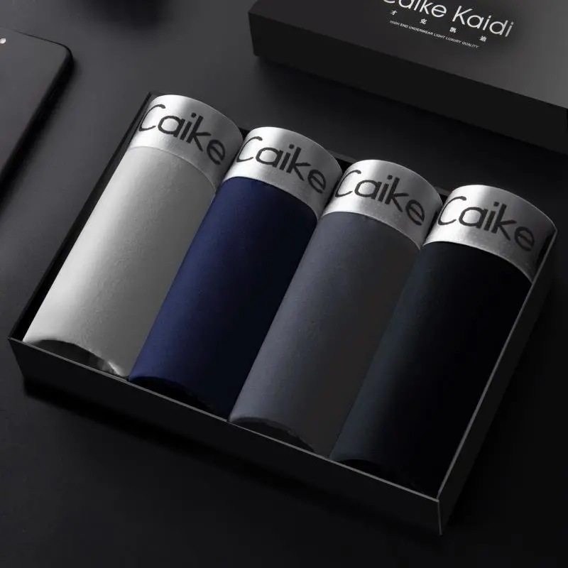 Free shipping designer underpants New Men's Underwear Stylish Four-Panel Boxers and Briefs