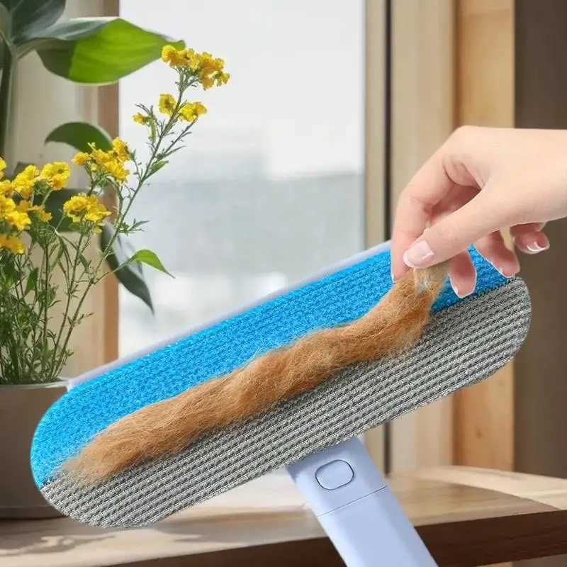 Multifunctional Brush With Long Handle Window Cleaning Pet Fur Removal Tool For Cats And Dogs M251208 - view 6