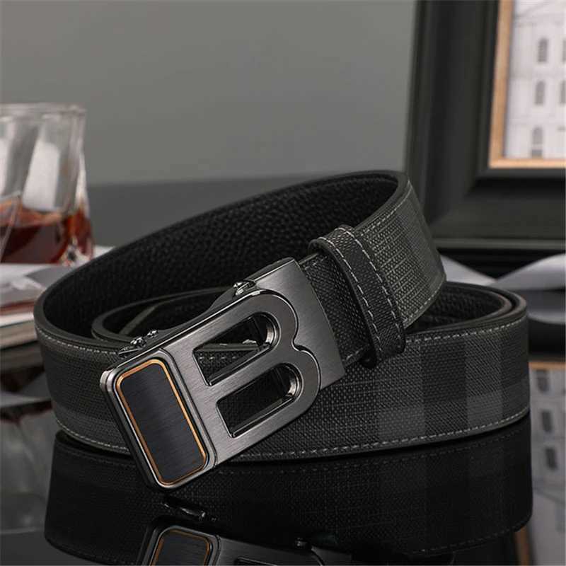 2024 High Quality Luxury Brand Designer Canvas Belts Male Automatic business Men belts Genuine Leather Belt for men Strap JeansT251208